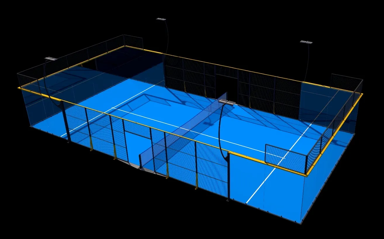 Titan - Vista lateral cancha profesional