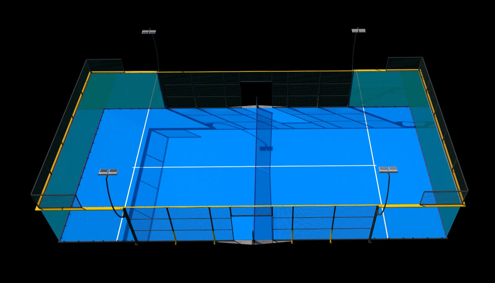 Shadow - Vista superior cancha residencial